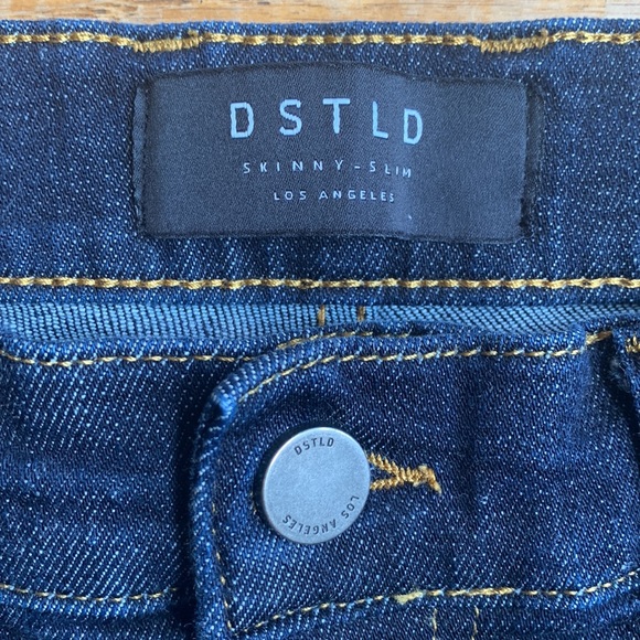 Nwot Dstld Dark Blue Skinny Slim Jeans 